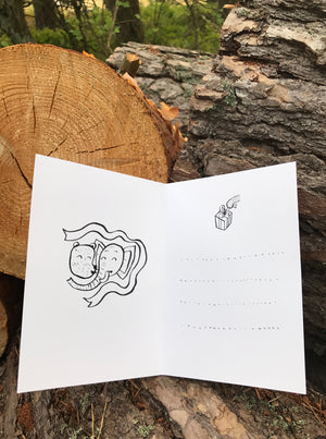 BeingPresentIsTheBestPresent -greeting card