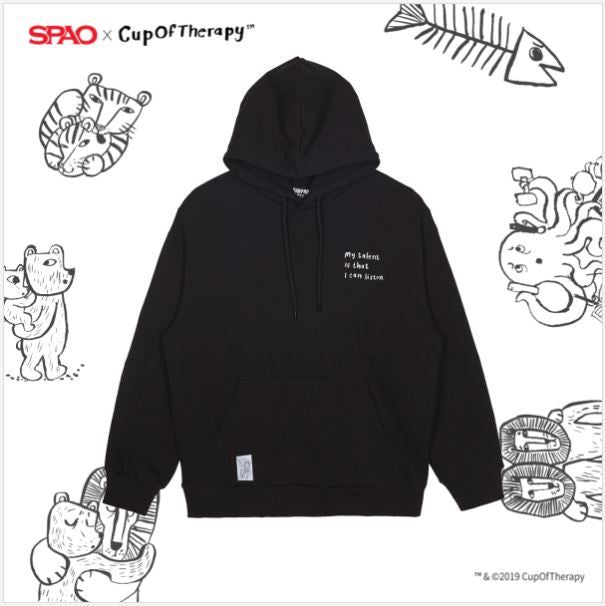 MyTalentIsThatICanListen hoodie black
