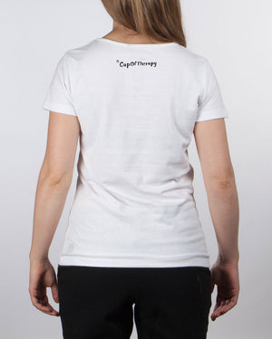 I'mTooTired t-shirt women's white